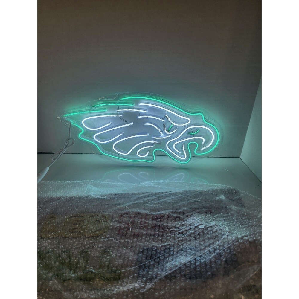 New Philadelphia Eagles LED Neon Light Sign 16.5 x 8" Beer Cave Gift